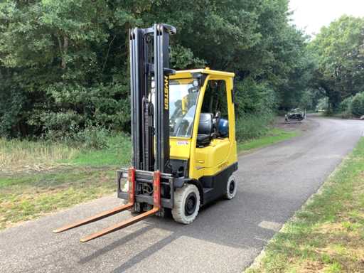 2008 Hyster H1.6FT triplex 6070 mm Vorkheftruck