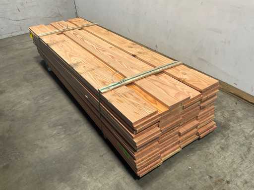 Planche Douglas rabotée 300x24,5x2,8 cm (35x)
