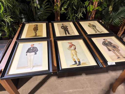 Lijst met prent (6x)