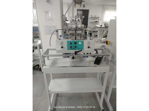 SAMEC TSS 1002T Pneumatic stripping cutting line with double head thermal marking machine