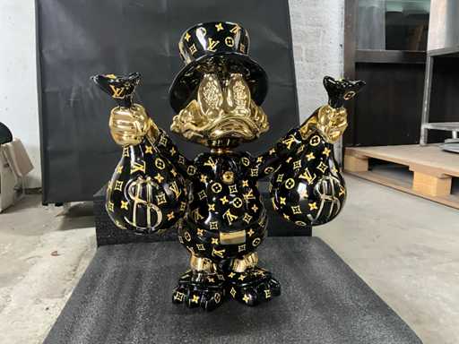 Statua pop art di Paperone