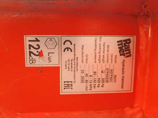 RAMMER R07P Hydraulic Breaker 
