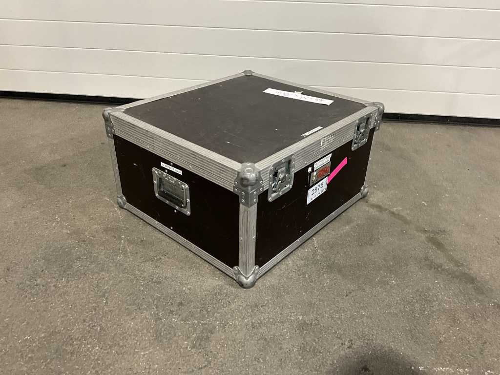 Flightcase pour 4x Expolite noir+ 64x57x33cm