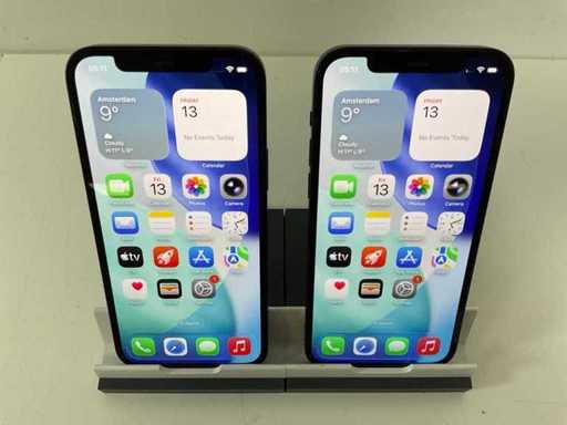 Apple iPhone 12 - 64GB - Negru (2x)
