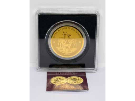 1/200 OZ 999 Fijn Goud Springbok 2022 Chad