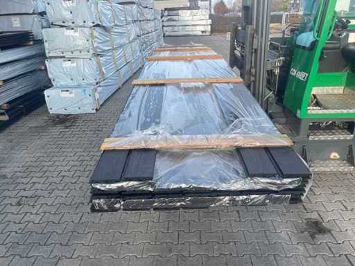 Douglas Design Profiel Zwart Gecoat 5100x140x18mm (50x)