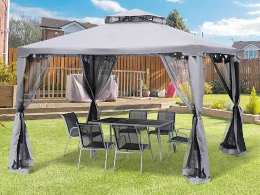 Tuinprieel prieel 3 x 3 m