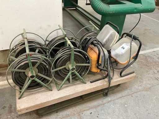 Terrain Éclairage extérieur + tuyaux d’air comprimé