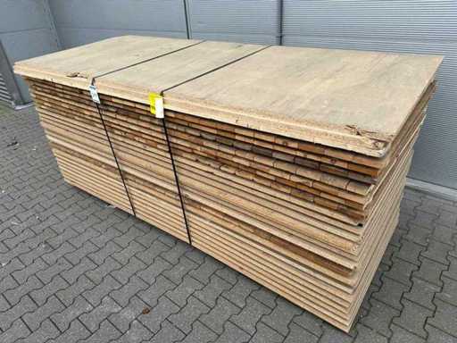 Pavimento in legno - chiuso 2700x1050mm (28x)