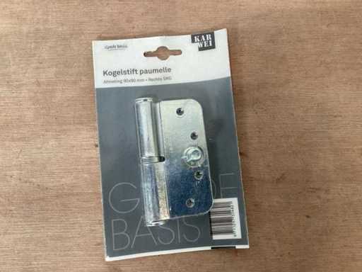 Karwei ball pin hinge 90x90mm (90x)