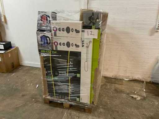 Palette de biens de consommation