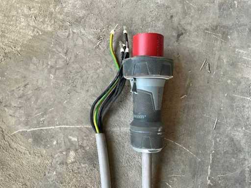 Cablu de alimentare 5x16mm2 26 metri PB fără v.v.  Priză 63A
