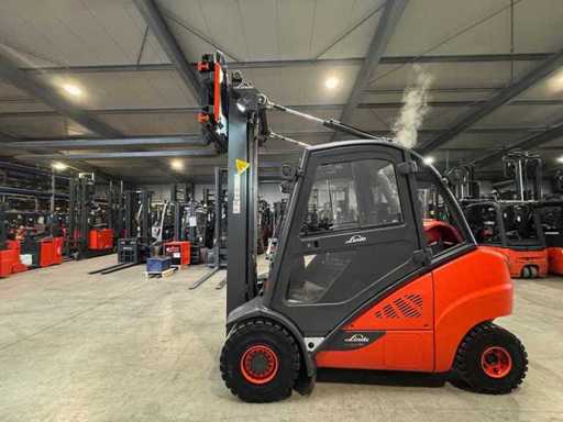 Servizio 2020 + UVV 01/2027 Linde H35T 3.500kg Triplex 645cm 3.+4. Valvola 165cm Regolatore della forcella Carrello elevatore a gas