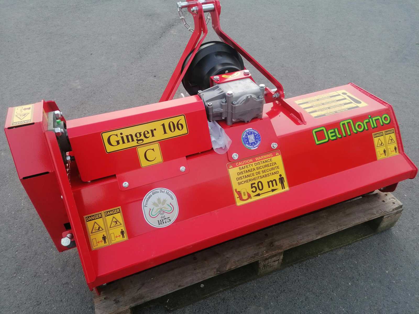 Del Morino Ginger 106 Mounted Flail Mower for Mini Tractor