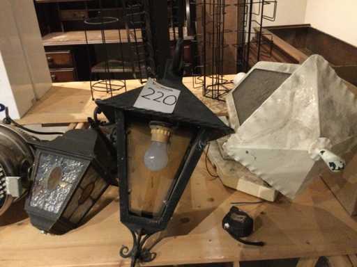 Illuminazione esterna brocante (3x)