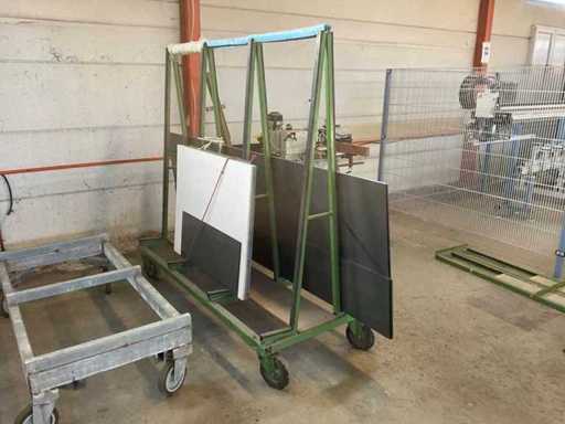 Cărucior de transport cu două fețe