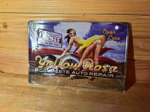 - Yellow Rose - Mancave decoratie