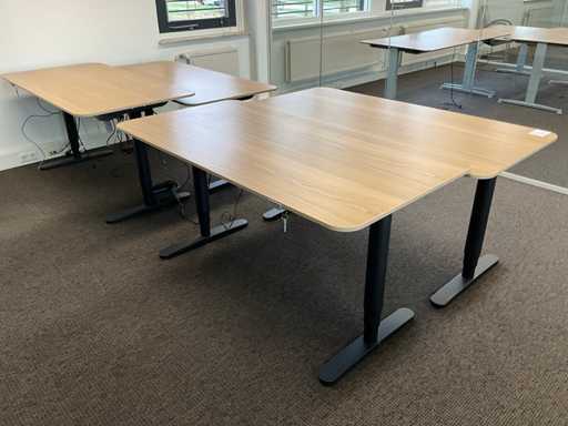 Bureau électrique assis/debout (4x)