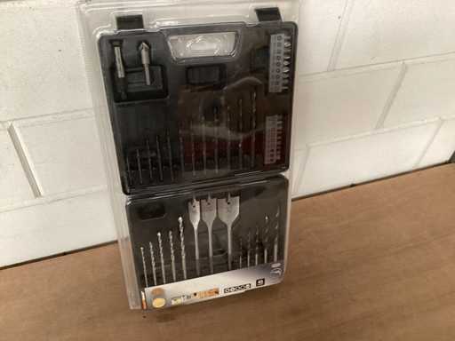 Craftomat drill and bit set 45 pieces (5x)