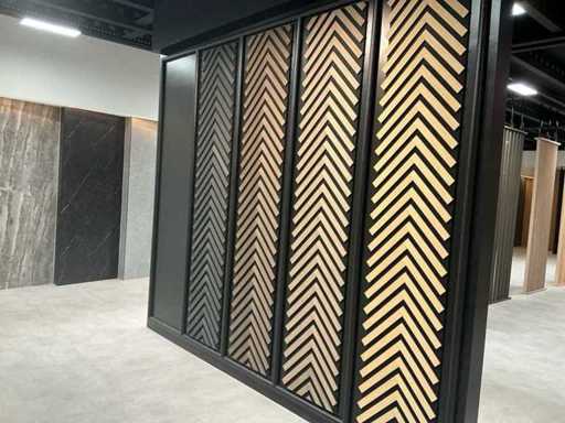 Acoustic panels / Dark smoked natural oak (92x)