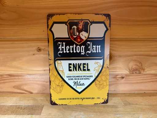 metaal reclame wandbord