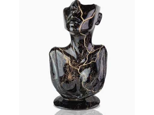 Santicri - Vermoeid gezicht (ZWART)