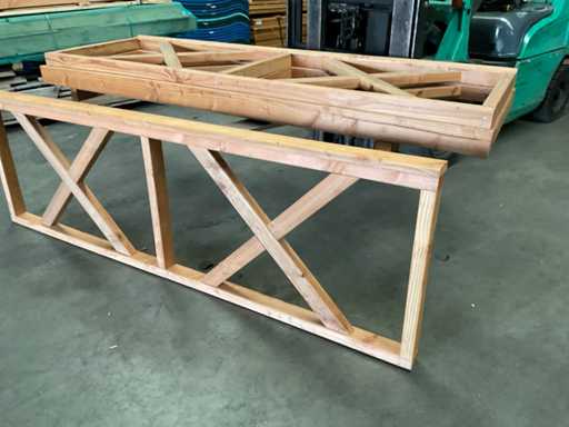 Balustrada 228,5x9x73 cm (3x)