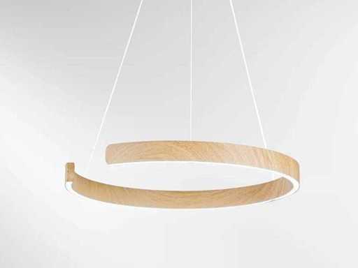  Intec Led Navel S100 CCT wood pendant fixture 
