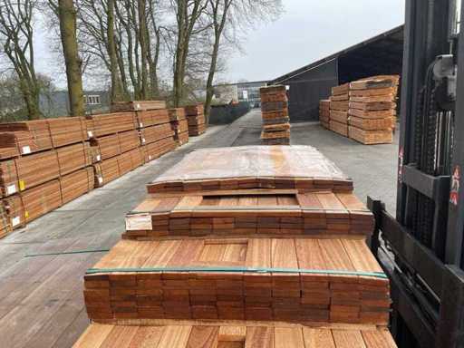 Angelim Pedra Planken Geschaafd 1250-1550x90x21mm (60x)