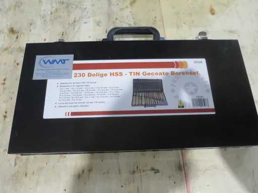 WMT 1 - 10MM Drill Bit Set 230 Pieces
