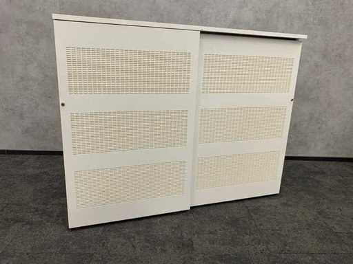 Mittelhohe akustische Stahlschiebetür