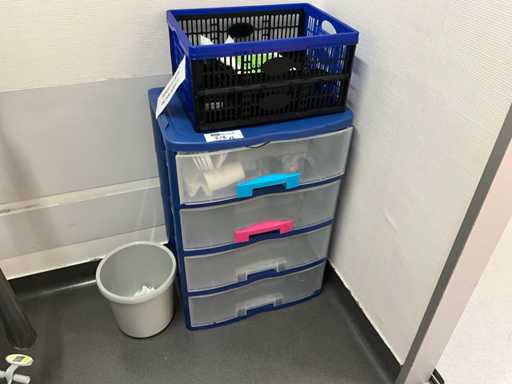 Set van 2 kunststof kasten