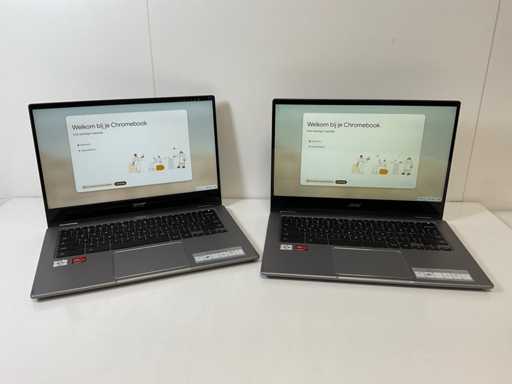 Acer CP514-1W 13.5", AMD Athlon Silver 3050C, 8 GB RAM, 64 GB SSD TouchScreen ChromeBooks (2x)