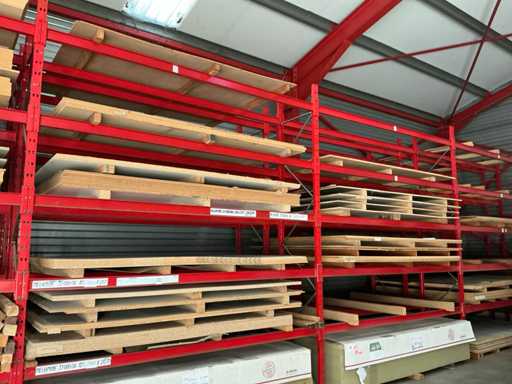 Partij Overige hout- en plaatmateriaal (90x)