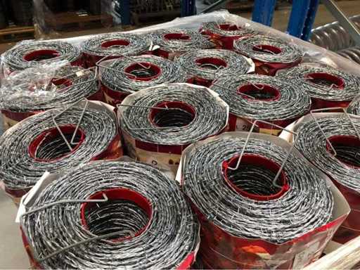 Producție europeană Lot de sârmă ghimpată