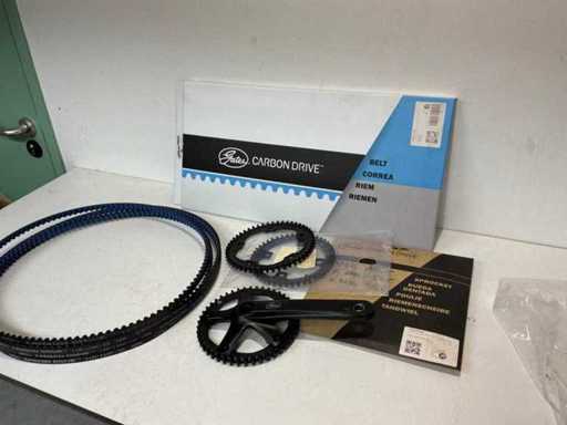 Gates Carbon drive kettingblad, crankstel en riem (9x)