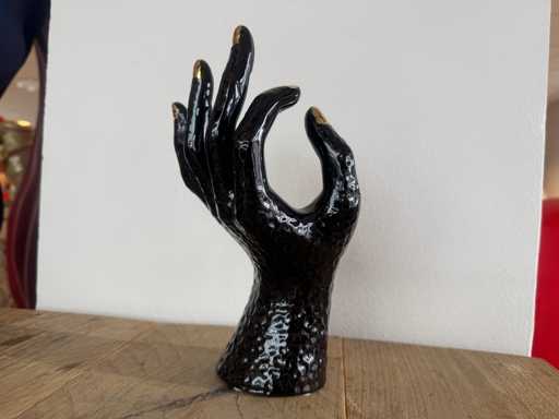 Hand woman black H24cm