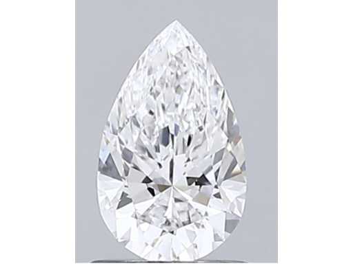 Diamant - 0.81 carat Pear vorm geslepen diamant (gecertificeerd)