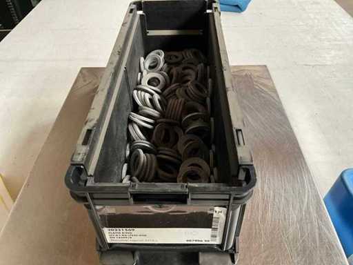 Würth 6,91 kg Anneau plat D20 dans un récipient empilable