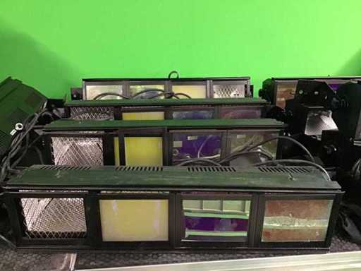 Eurolite Floodlight x4 Fluterrampe 4-Fach  (10x)