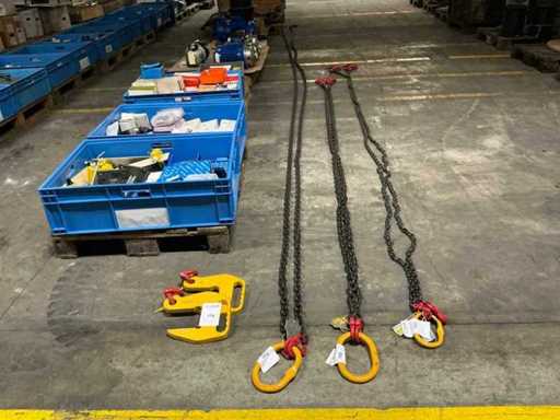 Chaîne de levage à 2 sauts