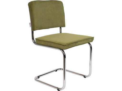 Zuiver Ridge Rib Kink Green Esszimmerstuhl (8x)