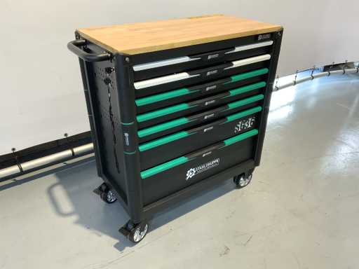 Stahlgruppe - SG36 - Tool trolley, 7 drawers 307 pcs