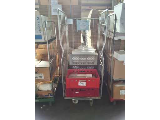   Trolley with packaging material