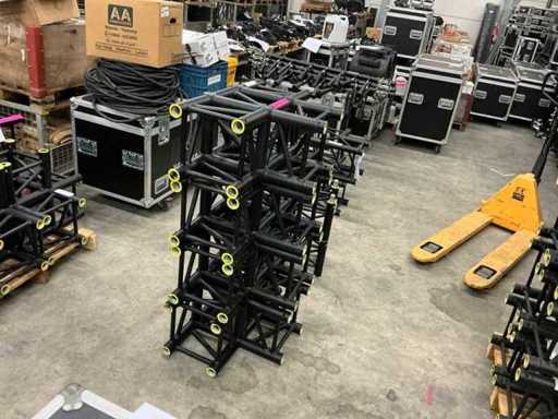 Prolyte H30V C017 Zwart Aluminium truss Boxcorner (4x)