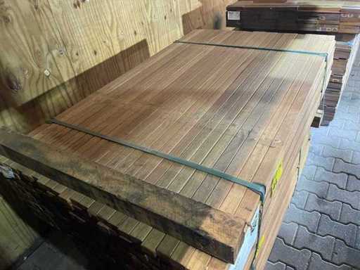 Guyana Teak Latten Geschaafd 1550x40x27mm (276x)