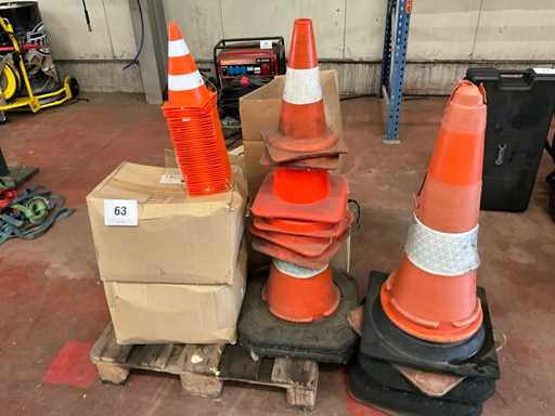 Partij diverse kegels (100x)