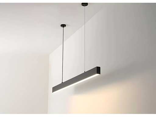 120cm Linear Hanglamp 40W LED met 3 kleur licht (4x)