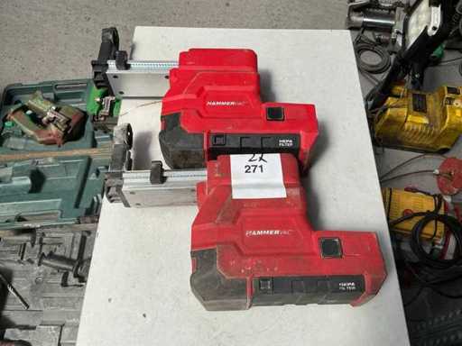 Unité d’extraction de poussière Milwaukee M18-28 CPDEX (2x)
