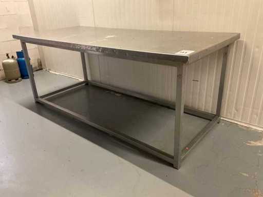 Table de travail en acier inoxydable